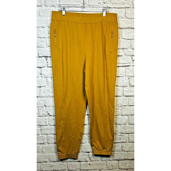Fabletics Mustard Yellow High Waisted Slim Joggers Sweatpants  XXL 14 -16‎ NWT - Picture 5 of 13